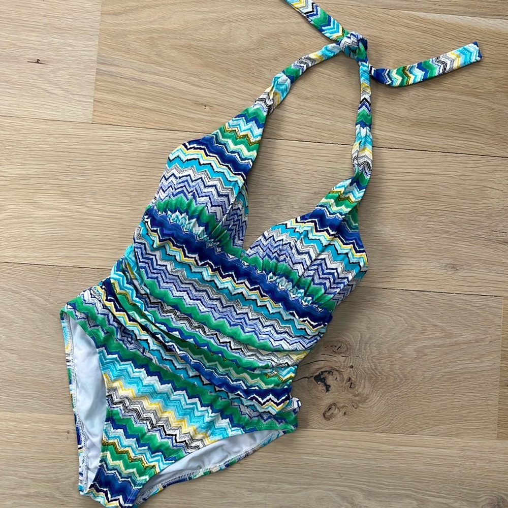 La Blanca One Piece Halter Swimsuit